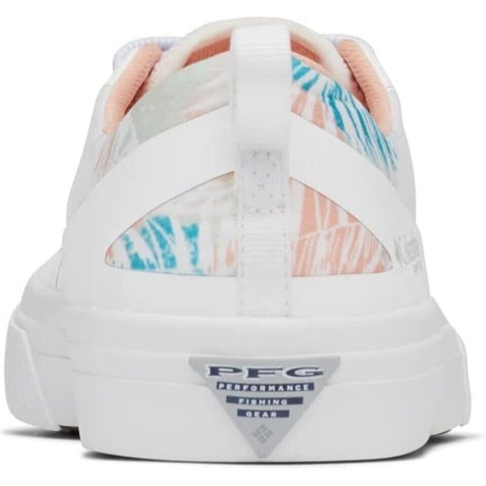 Columbia Women's PFG Shoes Sneaker Size 10 White Coral NWB - Picture 2 of 14